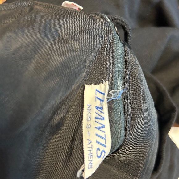 Levantis Nikis 3 of Athens black vintage maxi skirt. - Picture 6 of 6